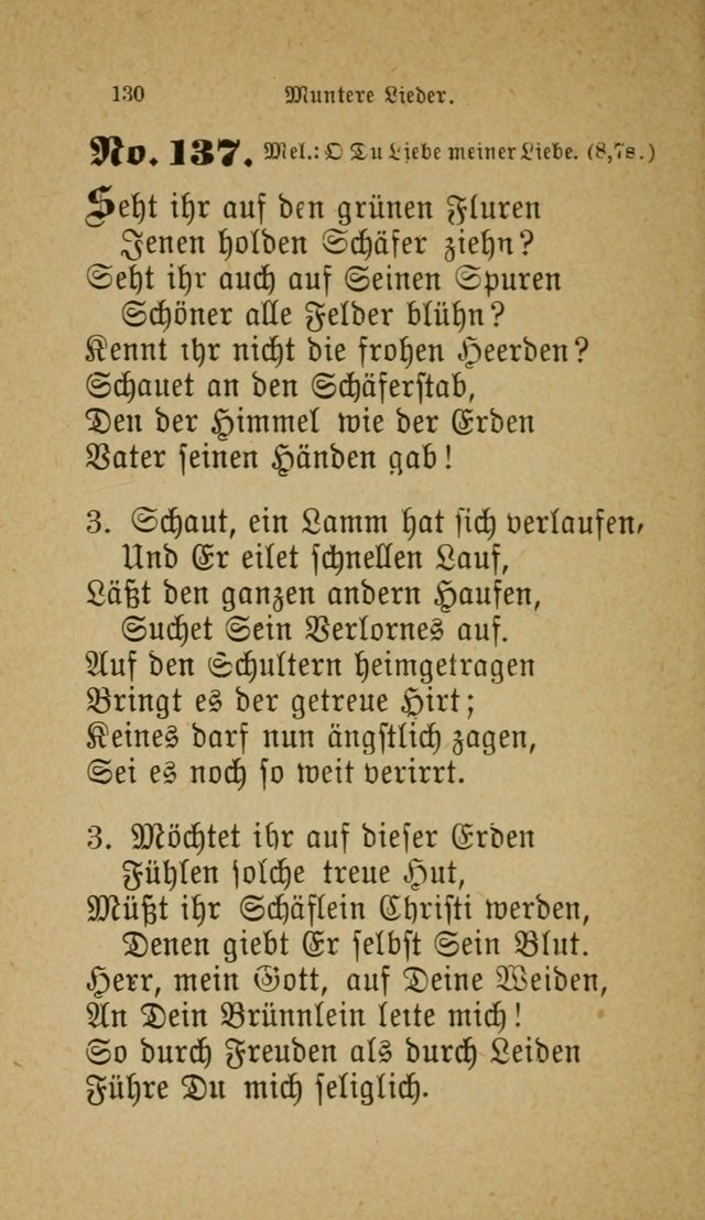 Muntere Lieder: Eine Sammlung der beliebtesten und brauchbarsten Gesänge für Sonntagsschulen und andere christlichen Versammlungen. 3. Aufl. page 135