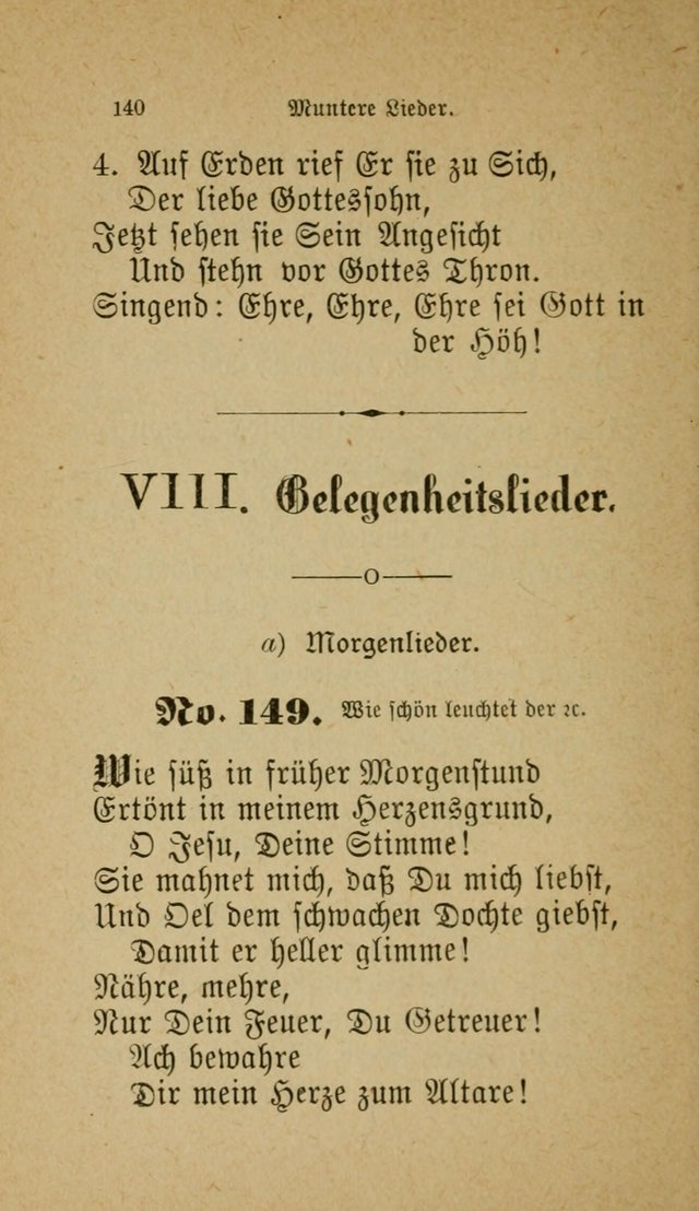 Muntere Lieder: Eine Sammlung der beliebtesten und brauchbarsten Gesänge für Sonntagsschulen und andere christlichen Versammlungen. 3. Aufl. page 145