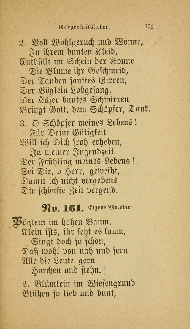 Muntere Lieder: Eine Sammlung der beliebtesten und brauchbarsten Gesänge für Sonntagsschulen und andere christlichen Versammlungen. 3. Aufl. page 156