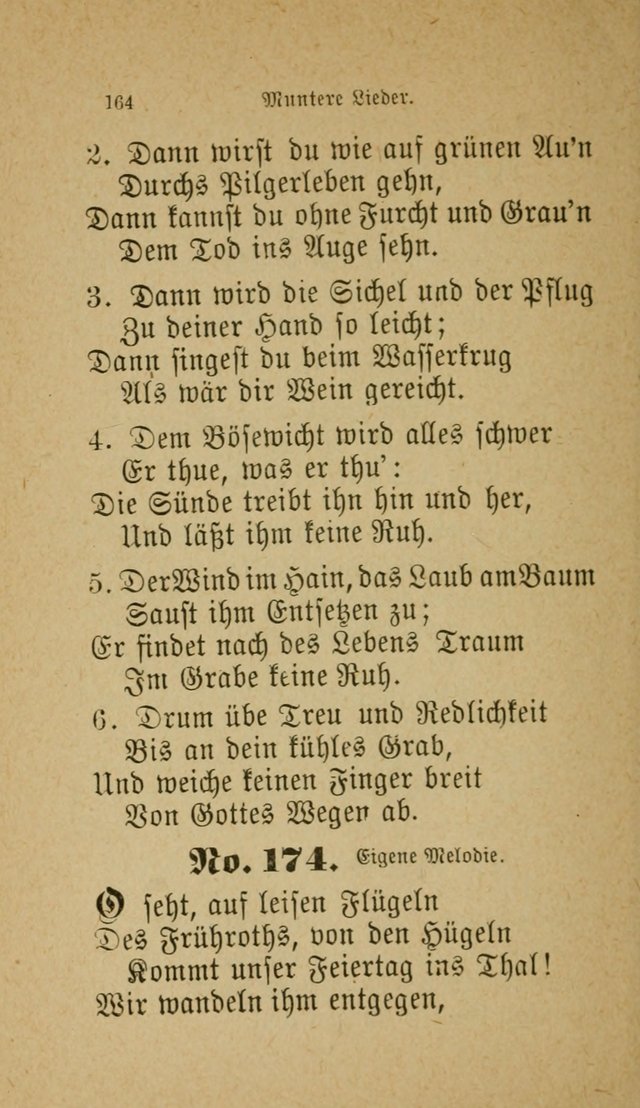 Muntere Lieder: Eine Sammlung der beliebtesten und brauchbarsten Gesänge für Sonntagsschulen und andere christlichen Versammlungen. 3. Aufl. page 169