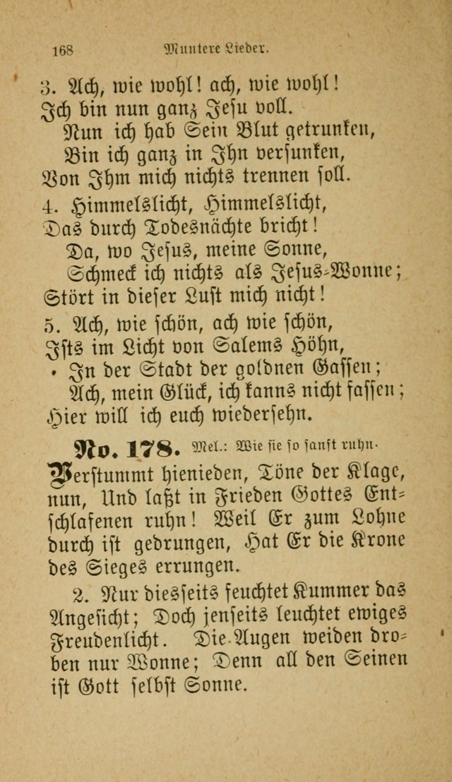 Muntere Lieder: Eine Sammlung der beliebtesten und brauchbarsten Gesänge für Sonntagsschulen und andere christlichen Versammlungen. 3. Aufl. page 173