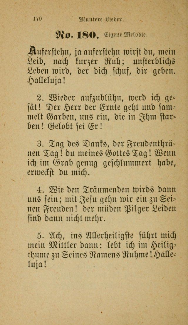 Muntere Lieder: Eine Sammlung der beliebtesten und brauchbarsten Gesänge für Sonntagsschulen und andere christlichen Versammlungen. 3. Aufl. page 175