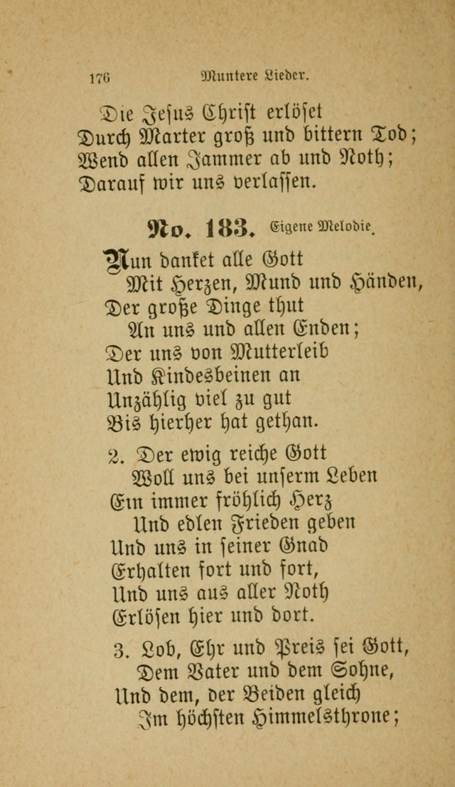 Muntere Lieder: Eine Sammlung der beliebtesten und brauchbarsten Gesänge für Sonntagsschulen und andere christlichen Versammlungen. 3. Aufl. page 181