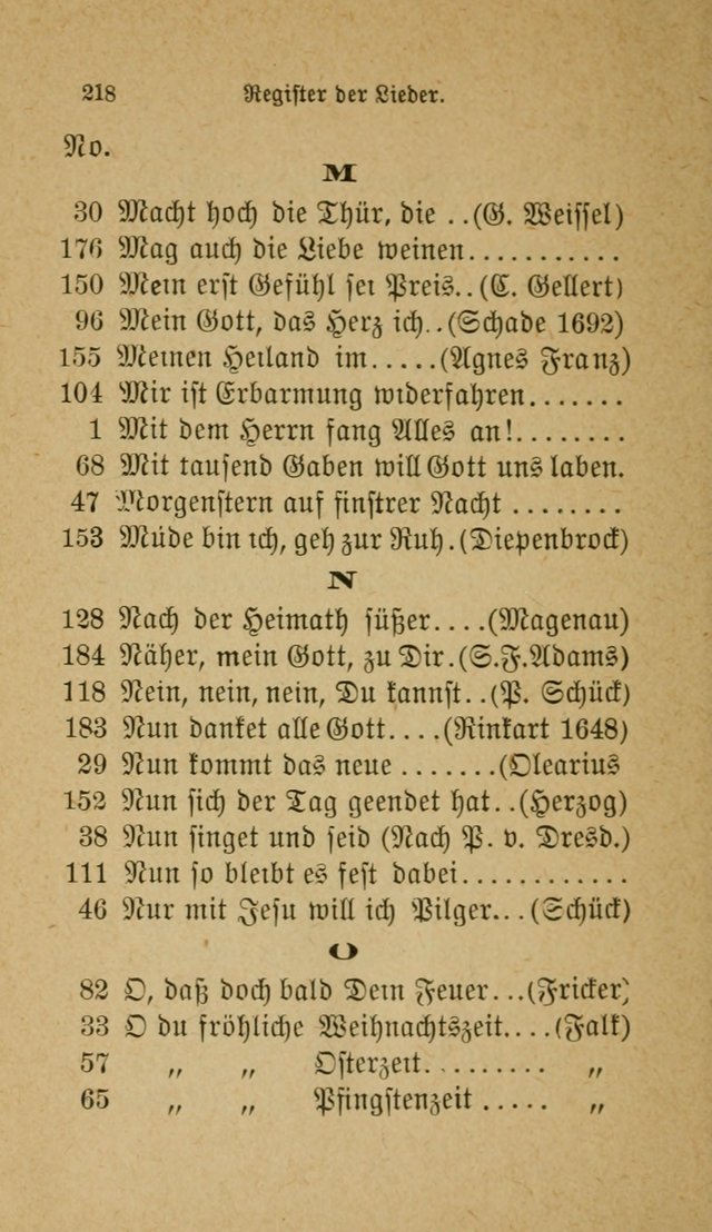 Muntere Lieder: Eine Sammlung der beliebtesten und brauchbarsten Gesänge für Sonntagsschulen und andere christlichen Versammlungen. 3. Aufl. page 223