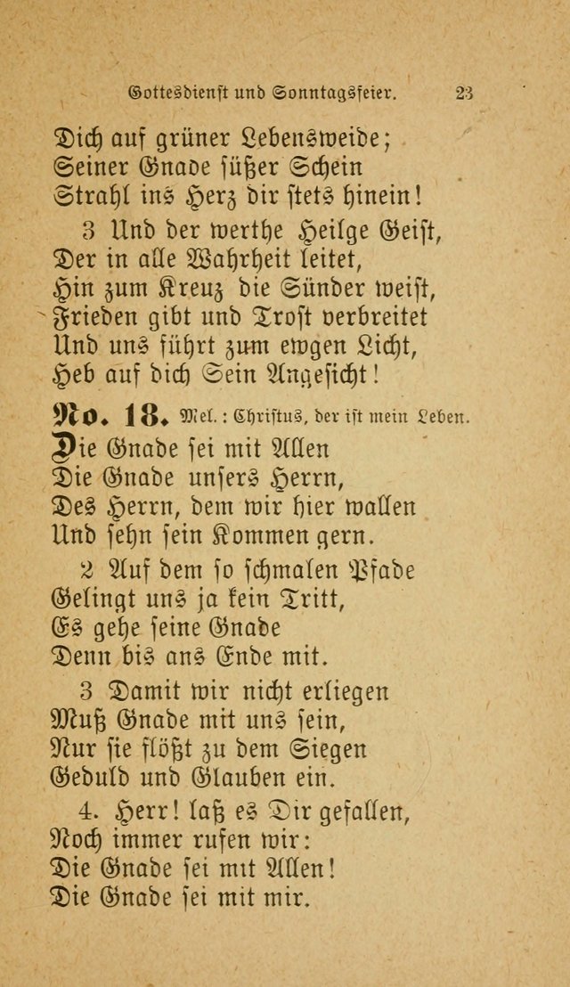 Muntere Lieder: Eine Sammlung der beliebtesten und brauchbarsten Gesänge für Sonntagsschulen und andere christlichen Versammlungen. 3. Aufl. page 28