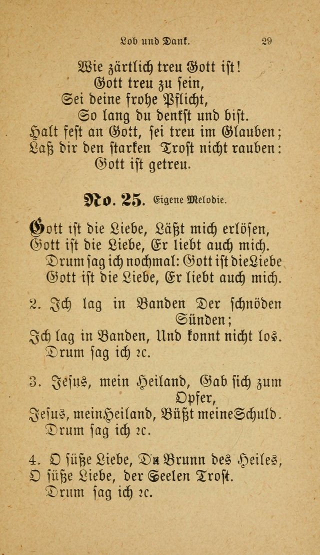 Muntere Lieder: Eine Sammlung der beliebtesten und brauchbarsten Gesänge für Sonntagsschulen und andere christlichen Versammlungen. 3. Aufl. page 34