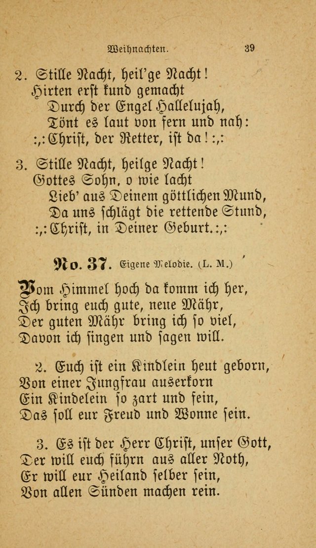 Muntere Lieder: Eine Sammlung der beliebtesten und brauchbarsten Gesänge für Sonntagsschulen und andere christlichen Versammlungen. 3. Aufl. page 44