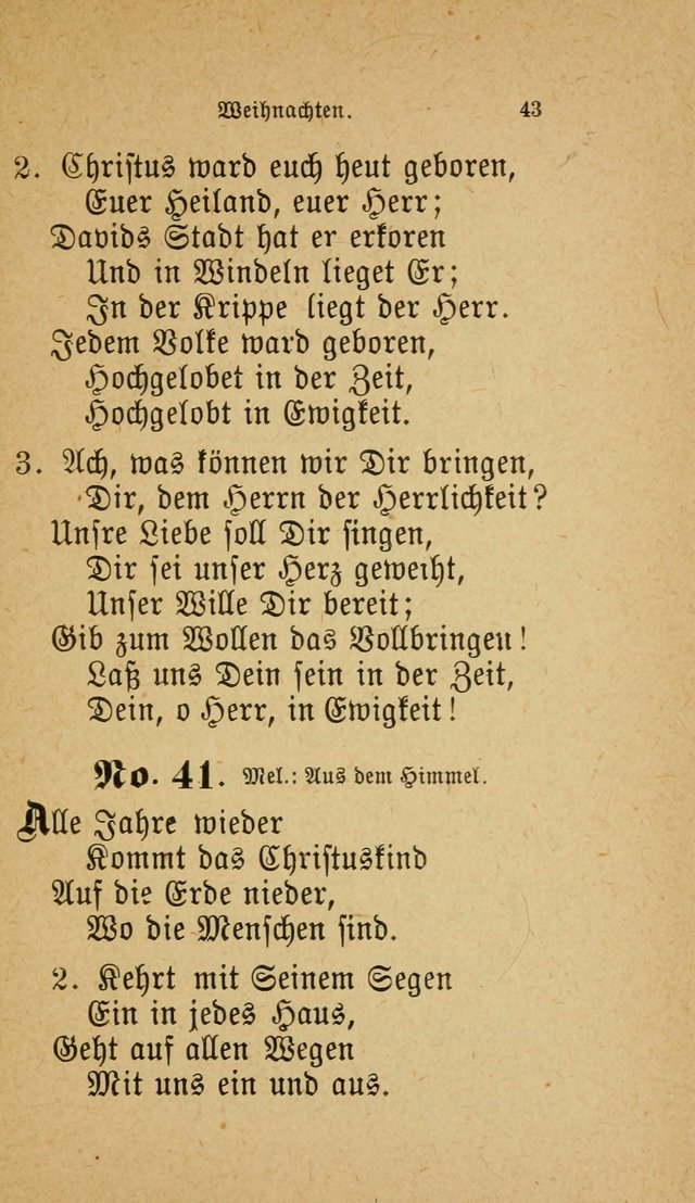 Muntere Lieder: Eine Sammlung der beliebtesten und brauchbarsten Gesänge für Sonntagsschulen und andere christlichen Versammlungen. 3. Aufl. page 48