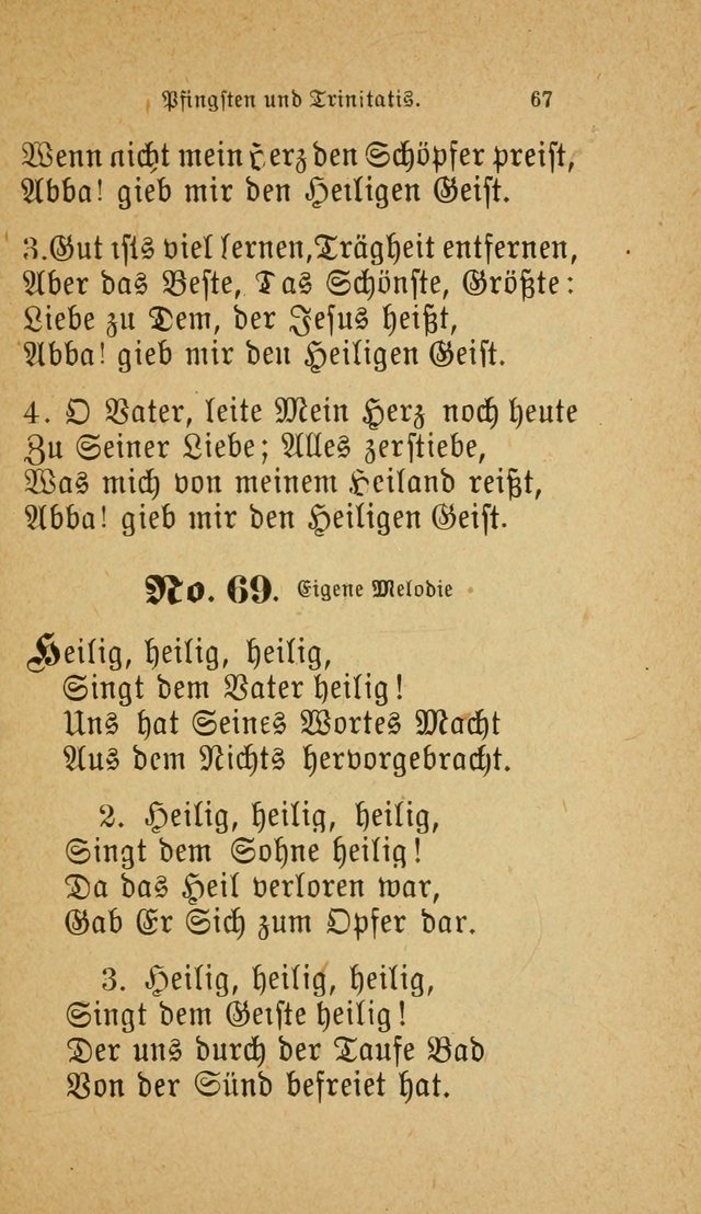 Muntere Lieder: Eine Sammlung der beliebtesten und brauchbarsten Gesänge für Sonntagsschulen und andere christlichen Versammlungen. 3. Aufl. page 72