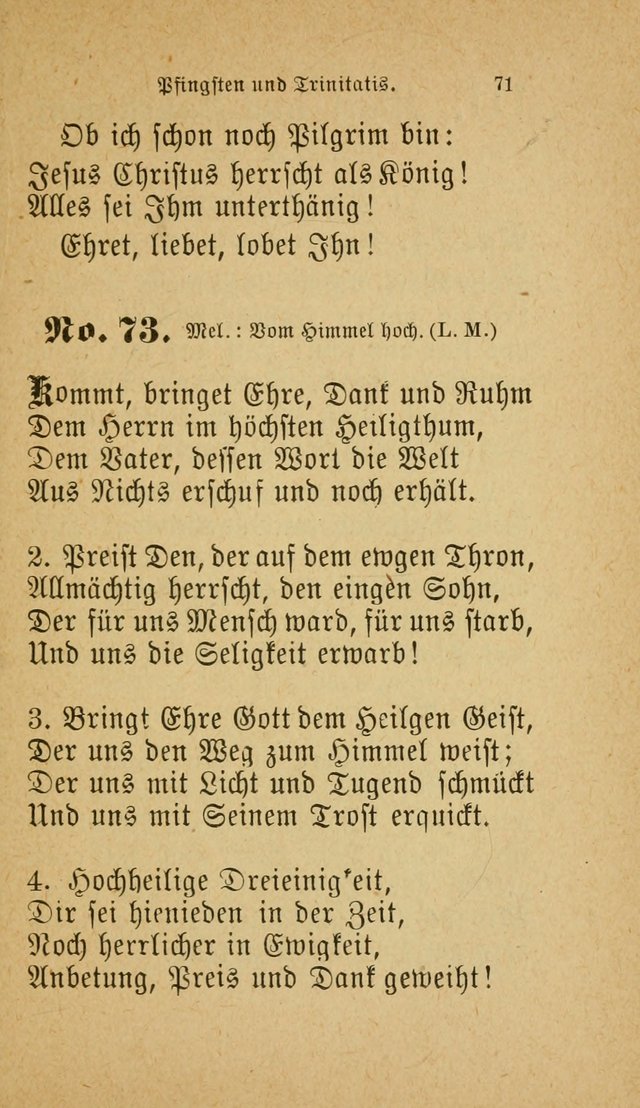 Muntere Lieder: Eine Sammlung der beliebtesten und brauchbarsten Gesänge für Sonntagsschulen und andere christlichen Versammlungen. 3. Aufl. page 76