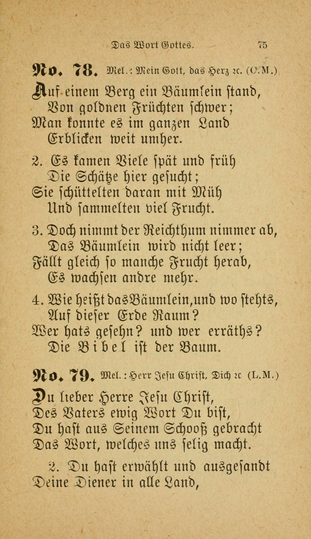 Muntere Lieder: Eine Sammlung der beliebtesten und brauchbarsten Gesänge für Sonntagsschulen und andere christlichen Versammlungen. 3. Aufl. page 80