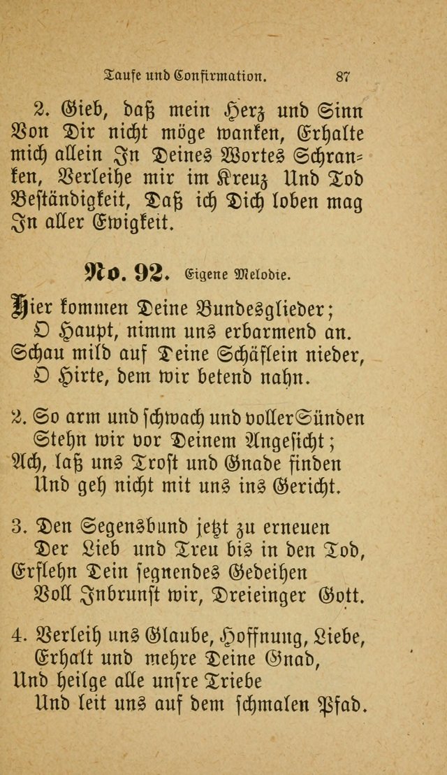 Muntere Lieder: Eine Sammlung der beliebtesten und brauchbarsten Gesänge für Sonntagsschulen und andere christlichen Versammlungen. 3. Aufl. page 92