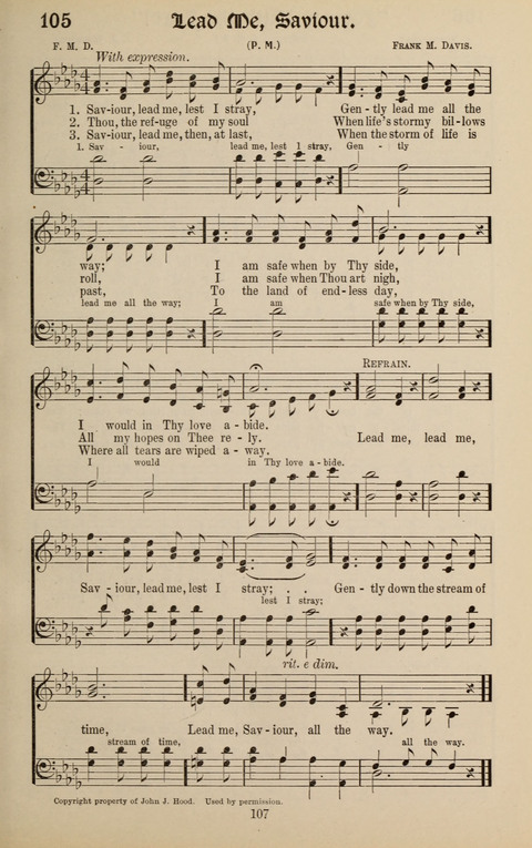 Messages of Love Hymn Book: for Gospel, Sunday School, Special Services and Home Singing page 105