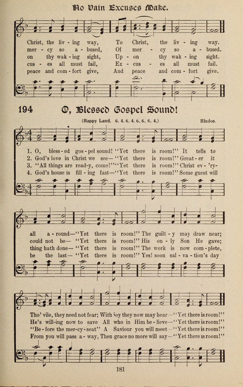 Messages of Love Hymn Book: for Gospel, Sunday School, Special Services and Home Singing page 179