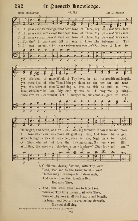 Messages of Love Hymn Book: for Gospel, Sunday School, Special Services and Home Singing page 237