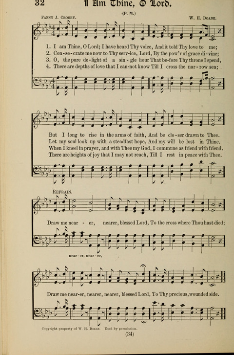 Messages of Love Hymn Book: for Gospel, Sunday School, Special Services and Home Singing page 32