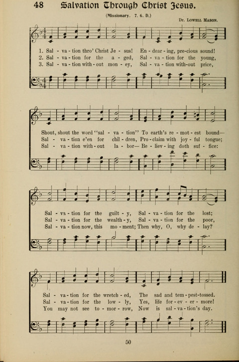 Messages of Love Hymn Book: for Gospel, Sunday School, Special Services and Home Singing page 48