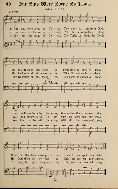 Messages of Love Hymn Book: for Gospel, Sunday School, Special Services and Home Singing page 49