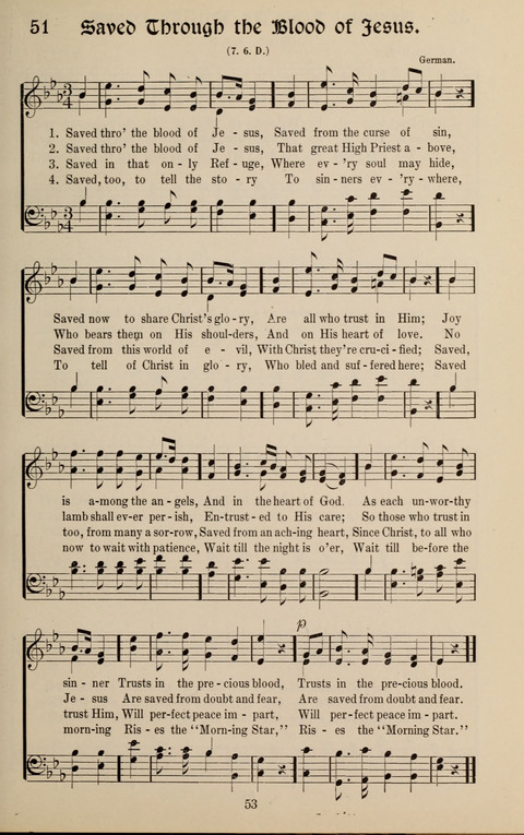 Messages of Love Hymn Book: for Gospel, Sunday School, Special Services and Home Singing page 51