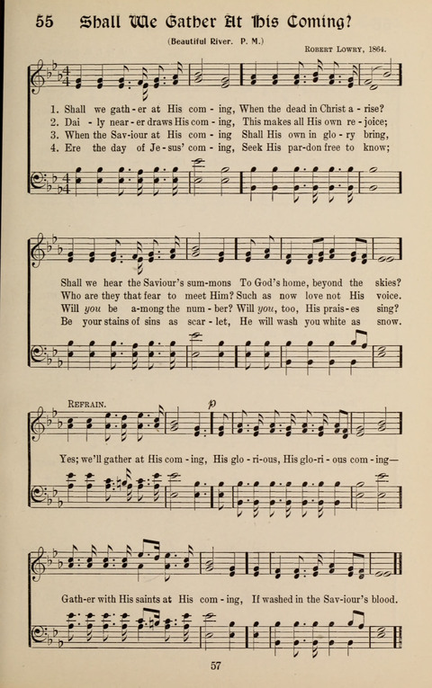 Messages of Love Hymn Book: for Gospel, Sunday School, Special Services and Home Singing page 55