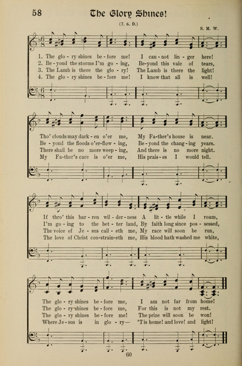 Messages of Love Hymn Book: for Gospel, Sunday School, Special Services and Home Singing page 58