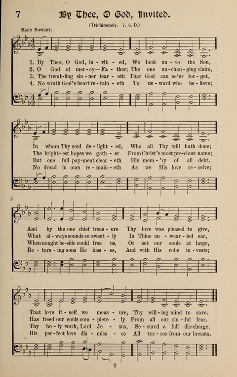 Messages of Love Hymn Book: for Gospel, Sunday School, Special Services and Home Singing page 7