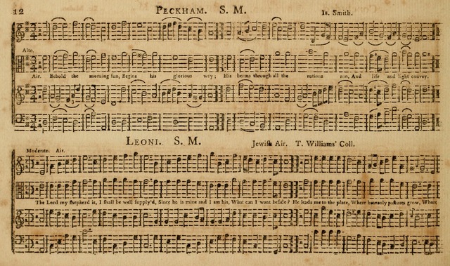 The Musical Olio: containing I. a concise introduction to the art of singing by note. II. a variety of psalms, tunes, hymns, and set pieces, selected principally from European authors... page 18