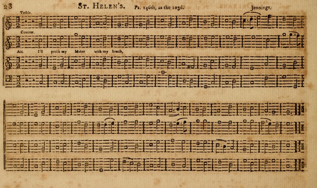 The Musical Olio: containing I. a concise introduction to the art of singing by note. II. a variety of psalms, tunes, hymns, and set pieces, selected principally from European authors... page 34