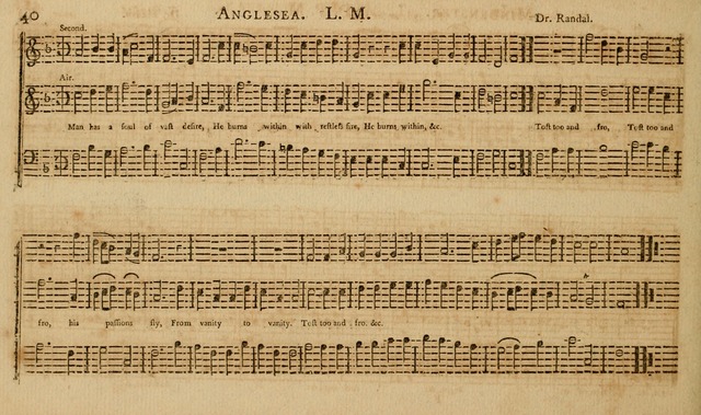 The Musical Olio: containing I. a concise introduction to the art of singing by note. II. a variety of psalms, tunes, hymns, and set pieces, selected principally from European authors... page 46