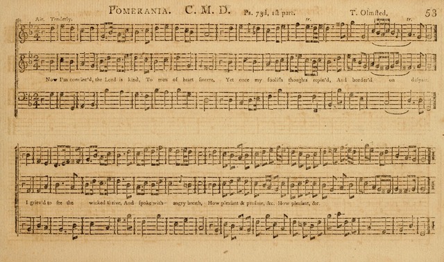 The Musical Olio: containing I. a concise introduction to the art of singing by note. II. a variety of psalms, tunes, hymns, and set pieces, selected principally from European authors... page 59