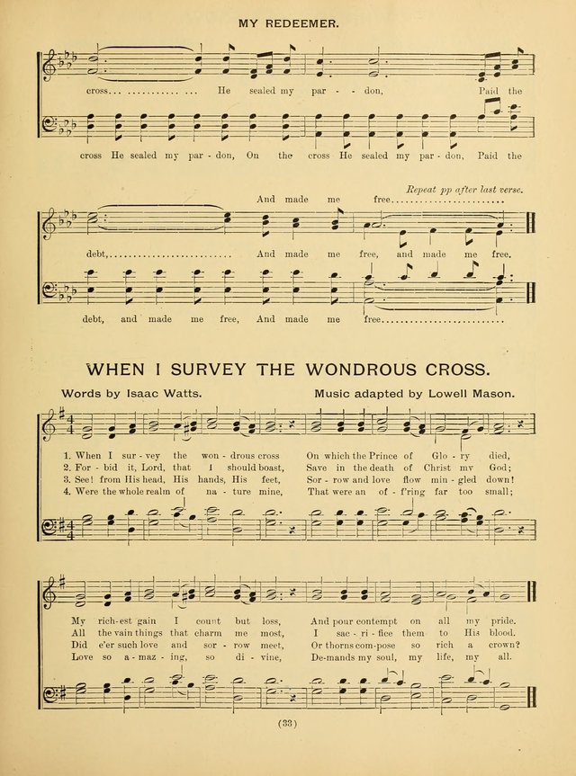 The Most Popular Hymns page 33