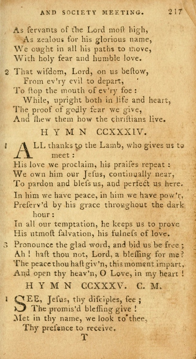 The Methodist pocket hymn-book, revised and improved: designed as a constant companion for the pious, of all denominations ; collected from various authors page 234