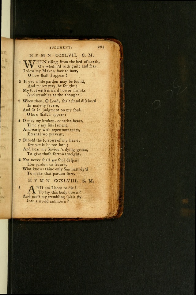 The Methodist pocket hymn-book, revised and improved: designed as a constant companion for the pious, of all denominations ; collected from various authors page 250