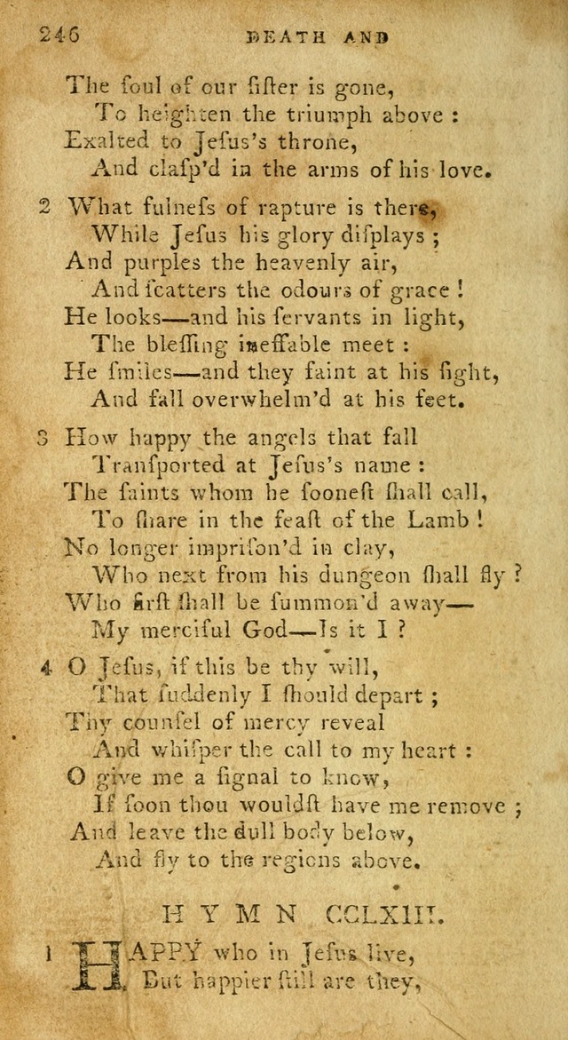 The Methodist pocket hymn-book, revised and improved: designed as a constant companion for the pious, of all denominations ; collected from various authors page 267