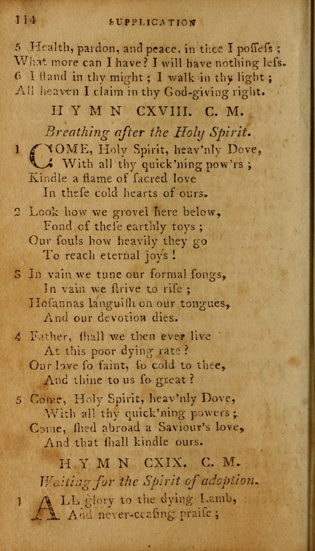 The Methodist Pocket Hymn-book, revised and improved: designed as a constant companion for the pious, of all denominations (30th ed.) page 114