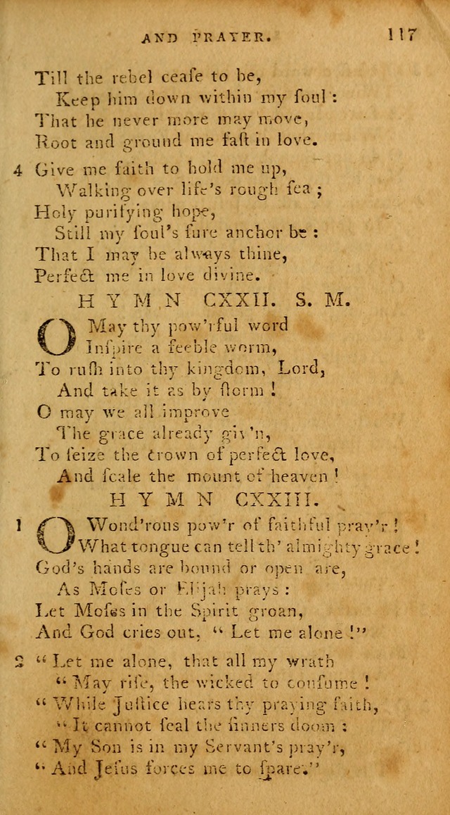 The Methodist Pocket Hymn-book, revised and improved: designed as a constant companion for the pious, of all denominations (30th ed.) page 117