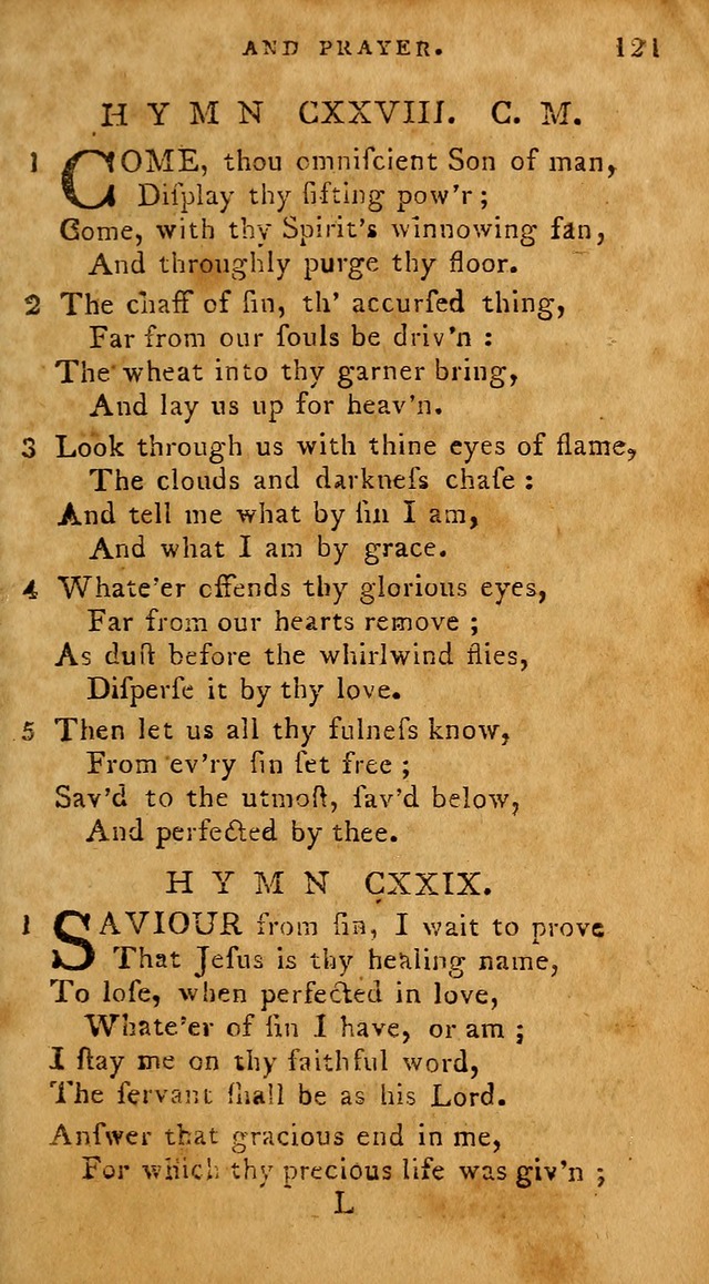 The Methodist Pocket Hymn-book, revised and improved: designed as a constant companion for the pious, of all denominations (30th ed.) page 121