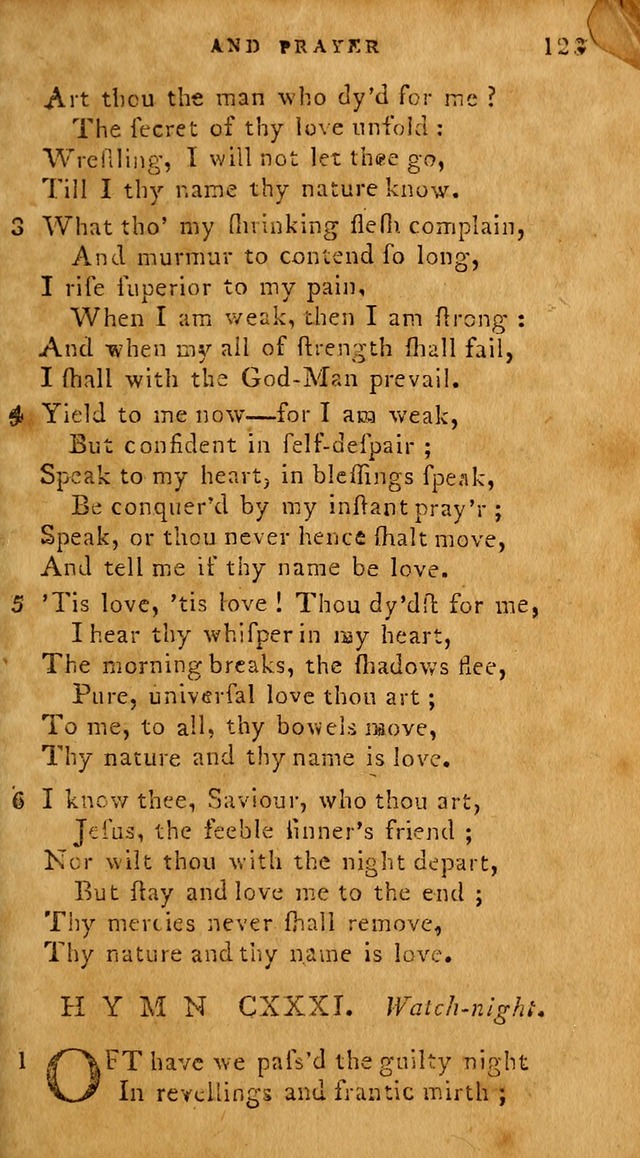 The Methodist Pocket Hymn-book, revised and improved: designed as a constant companion for the pious, of all denominations (30th ed.) page 123