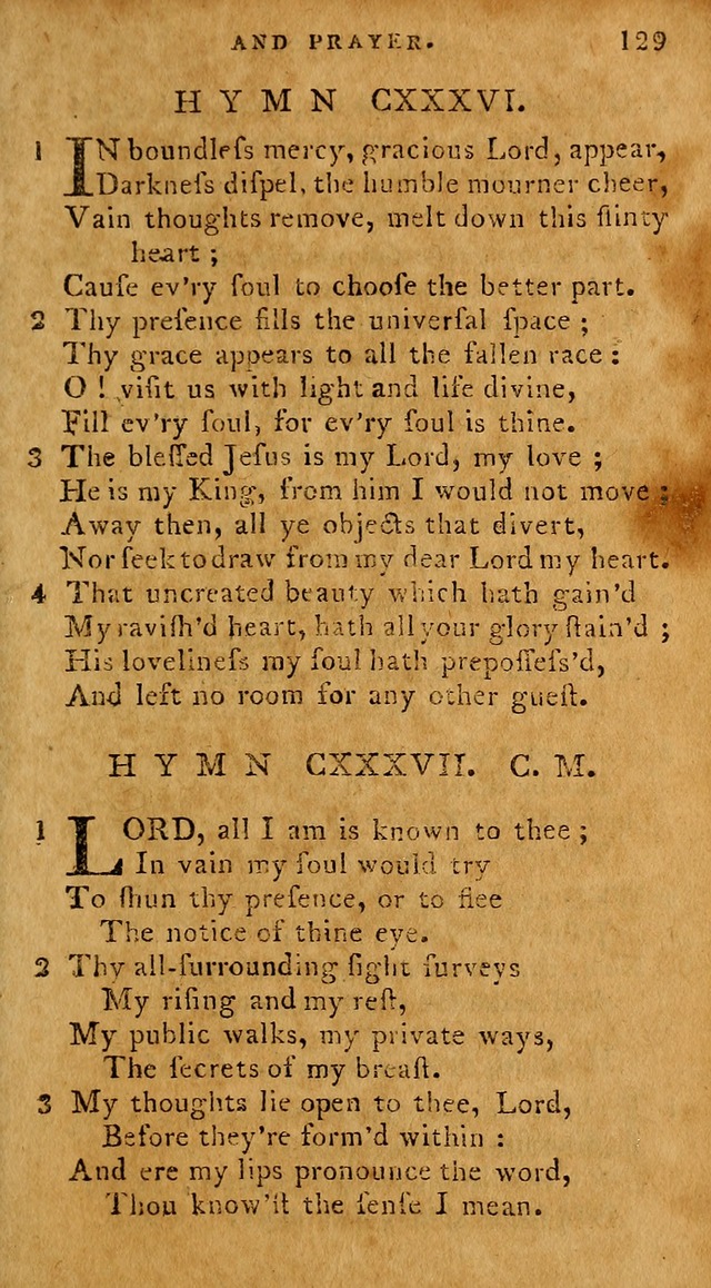 The Methodist Pocket Hymn-book, revised and improved: designed as a constant companion for the pious, of all denominations (30th ed.) page 129