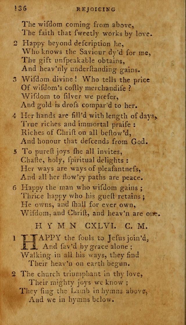 The Methodist Pocket Hymn-book, revised and improved: designed as a constant companion for the pious, of all denominations (30th ed.) page 136