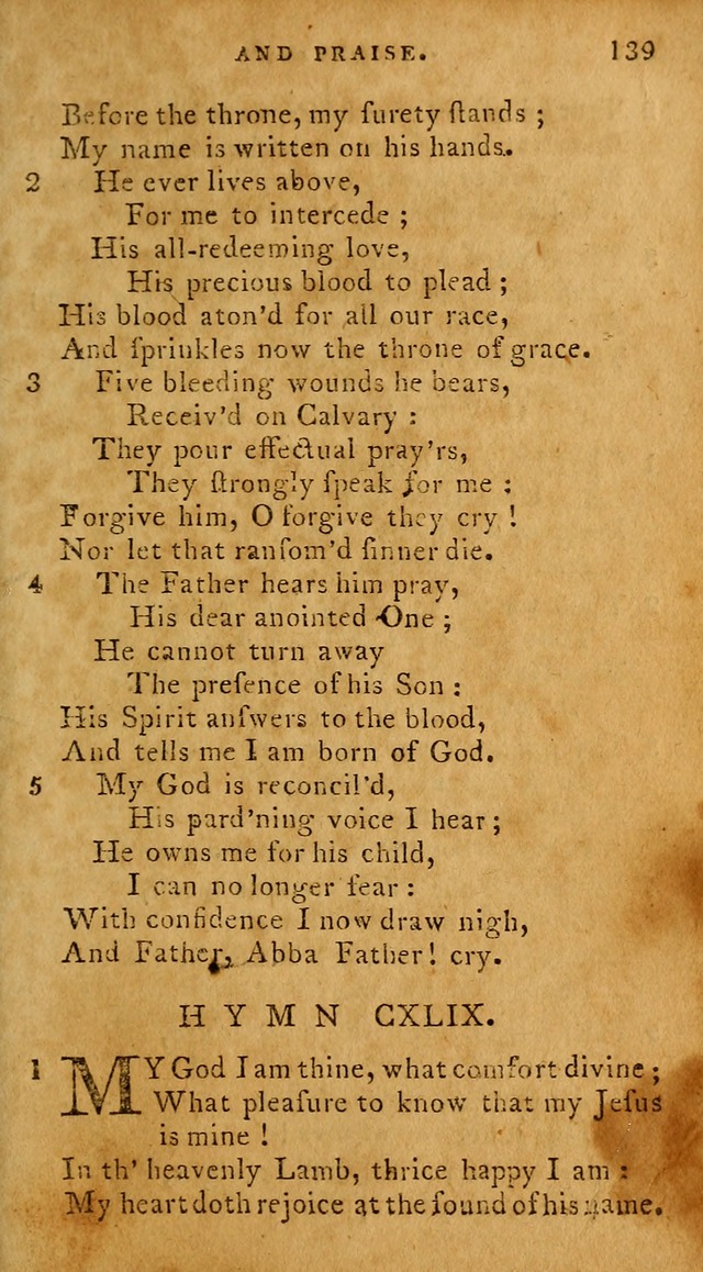 The Methodist Pocket Hymn-book, revised and improved: designed as a constant companion for the pious, of all denominations (30th ed.) page 139