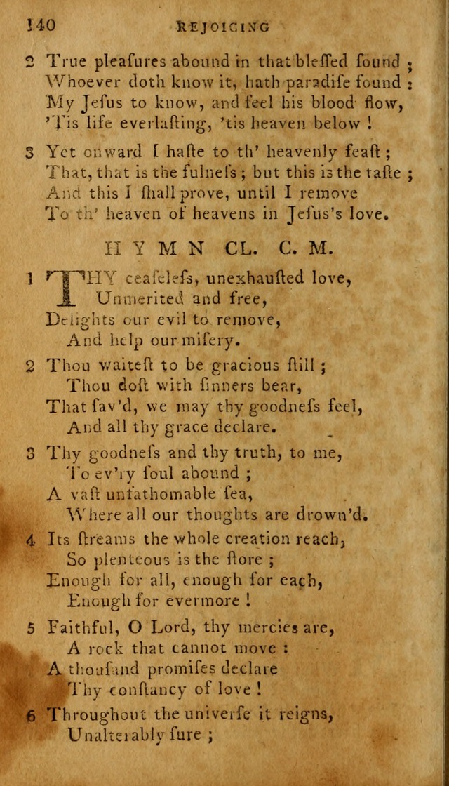 The Methodist Pocket Hymn-book, revised and improved: designed as a constant companion for the pious, of all denominations (30th ed.) page 140