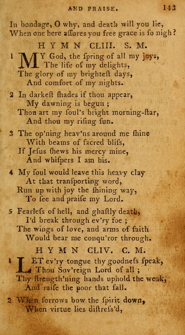 The Methodist Pocket Hymn-book, revised and improved: designed as a constant companion for the pious, of all denominations (30th ed.) page 143