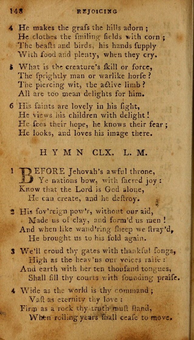 The Methodist Pocket Hymn-book, revised and improved: designed as a constant companion for the pious, of all denominations (30th ed.) page 148