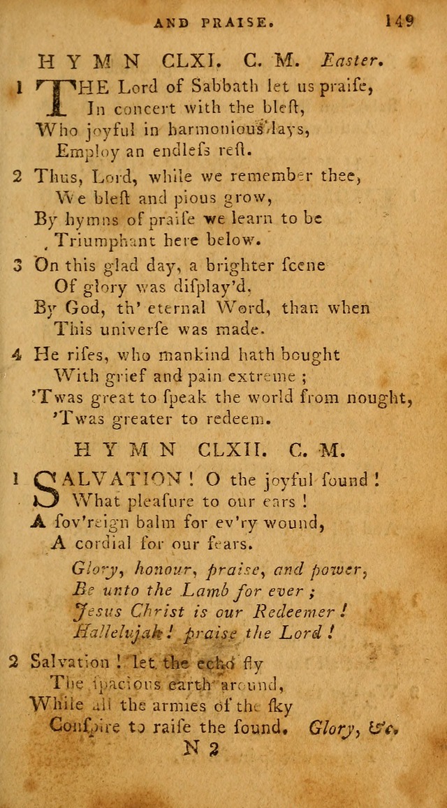 The Methodist Pocket Hymn-book, revised and improved: designed as a constant companion for the pious, of all denominations (30th ed.) page 149