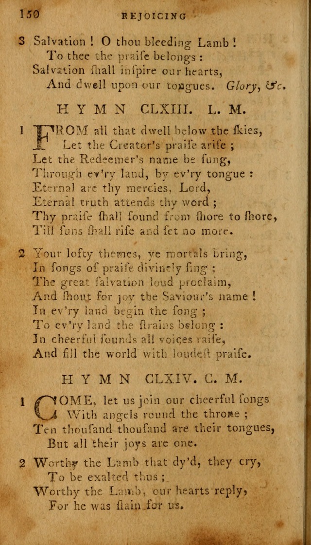 The Methodist Pocket Hymn-book, revised and improved: designed as a constant companion for the pious, of all denominations (30th ed.) page 150