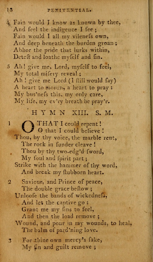 The Methodist Pocket Hymn-book, revised and improved: designed as a constant companion for the pious, of all denominations (30th ed.) page 18