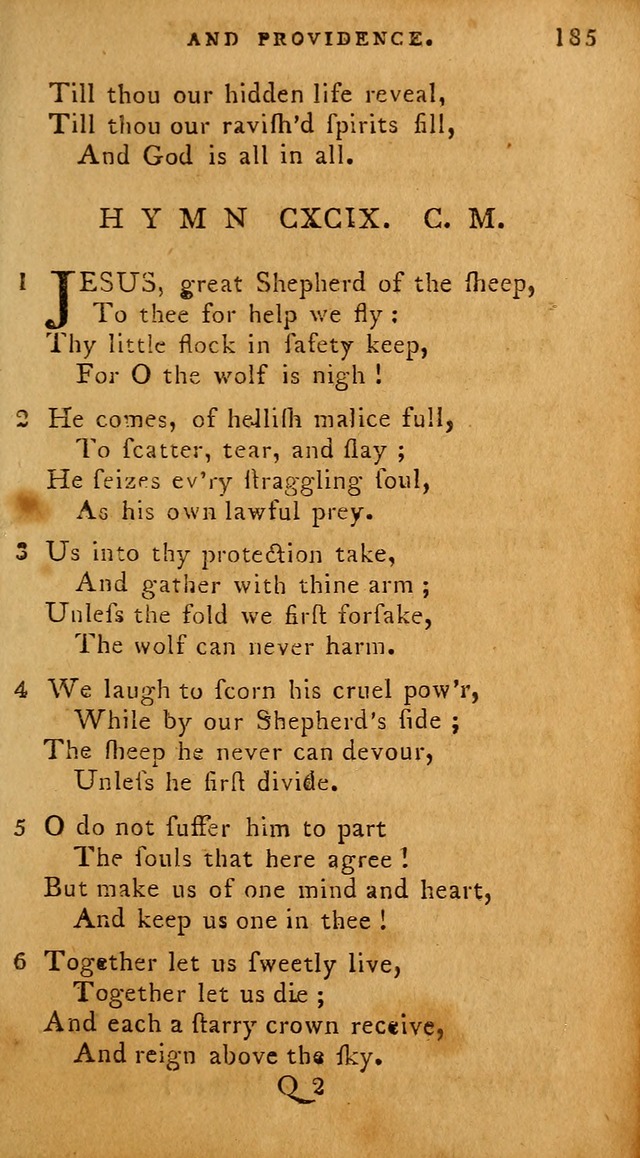 The Methodist Pocket Hymn-book, revised and improved: designed as a constant companion for the pious, of all denominations (30th ed.) page 185