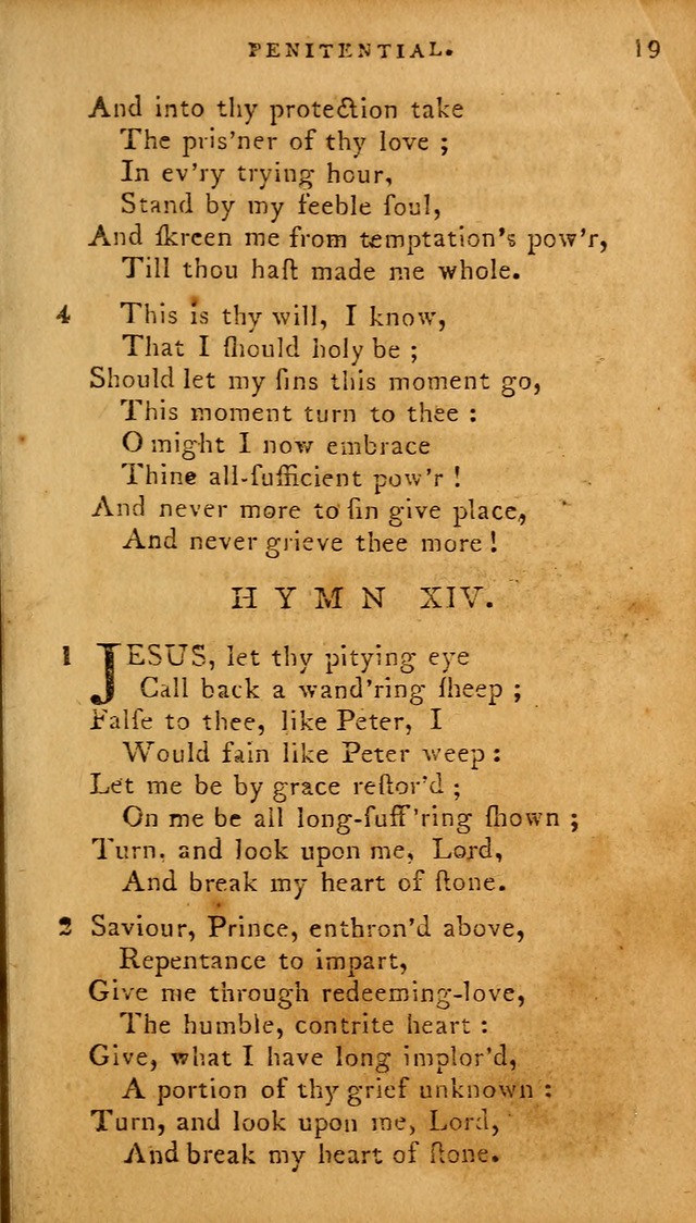 The Methodist Pocket Hymn-book, revised and improved: designed as a constant companion for the pious, of all denominations (30th ed.) page 19