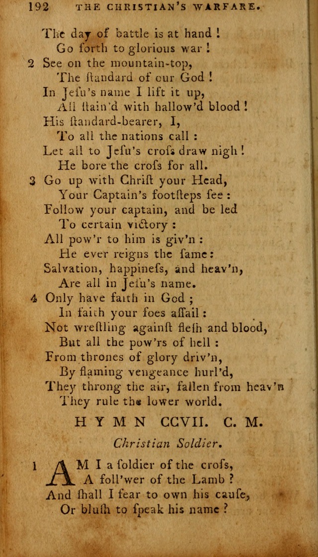 The Methodist Pocket Hymn-book, revised and improved: designed as a constant companion for the pious, of all denominations (30th ed.) page 192